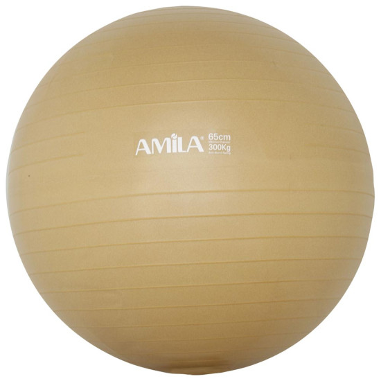 Amila Μπάλα Γυμναστικής GYMBALL 65cm Χρυσή